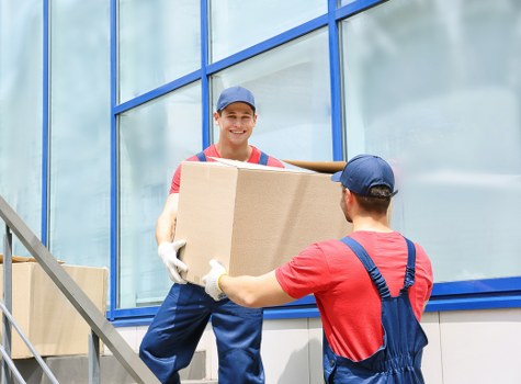 Removals van service planning a local move in Childshill