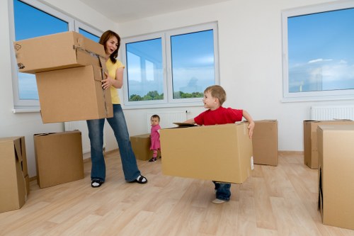 Office relocation packing support in Childshill