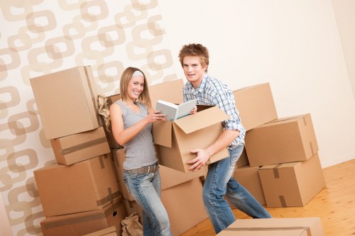Local moving van service for business and home moves in Childshill