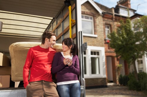 Careful packing and furniture handling during a Childshill move