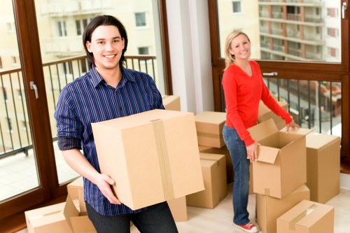 Local removals van supporting residential and business moves in Childshill